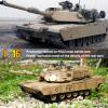 AOFT TECHNOLOGY US M1A2 Abrams Army Tank Model 1/16 2.4GHz Remote Control Tank with Sound & Light 360 Degree Turret Rotation Henglong 3918-1 RC Toy for Ages 14+ or Adults view 2