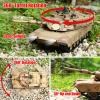 AOFT TECHNOLOGY US M1A2 Abrams Army Tank Model 1/16 2.4GHz Remote Control Tank with Sound & Light 360 Degree Turret Rotation Henglong 3918-1 RC Toy for Ages 14+ or Adults view 3