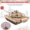 AOFT TECHNOLOGY US M1A2 Abrams Army Tank Model 1/16 2.4GHz Remote Control Tank with Sound & Light 360 Degree Turret Rotation Henglong 3918-1 RC Toy for Ages 14+ or Adults view 4