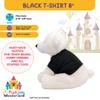 Black T-Shirt for 14-18 Inch Stuffed Animals  Plush Crew Neck Tee for Teddy Bears, Plush Toys, and Plushies, Soft Dress-Up Outfit and Gift for Kids view 3