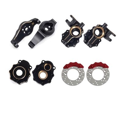 Black TRX4 Brass Weights Portal Axle Housing for 1/10 RC Rock Crawler TRX-4 Defender Bronco 2021 G500 K5 Sport TRX6 LCG Upgrade