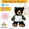Camo SpecialTee T-Shirt for 1418 Inch Stuffed Animals Plush Toy Outfit Camouflage Shirt Soft Cotton Doll Clothing Dress Up Costume Gift for Kids view 4