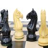 4" Fierce Knight Weighted Chessmen Wooden Staunton Chess Pieces with 2 Extra Queens |Unique Chess Set| Taj Chess Store Gift for Him/Her view 4