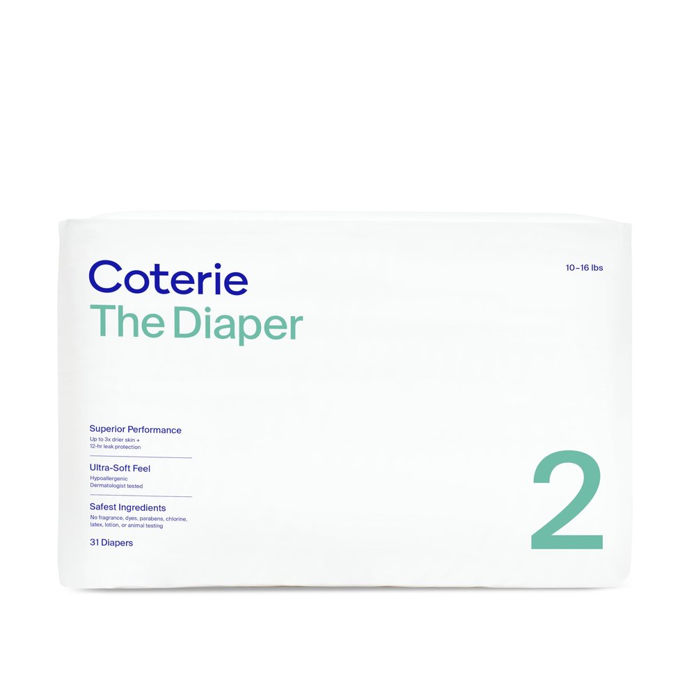 Coterie Size 2 Diaper, 31 Ct-L8