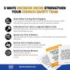 Church Safety and Security Decision Decks | 60 Safety Team Scenario Cards for Churrch Security Leaders. view 2
