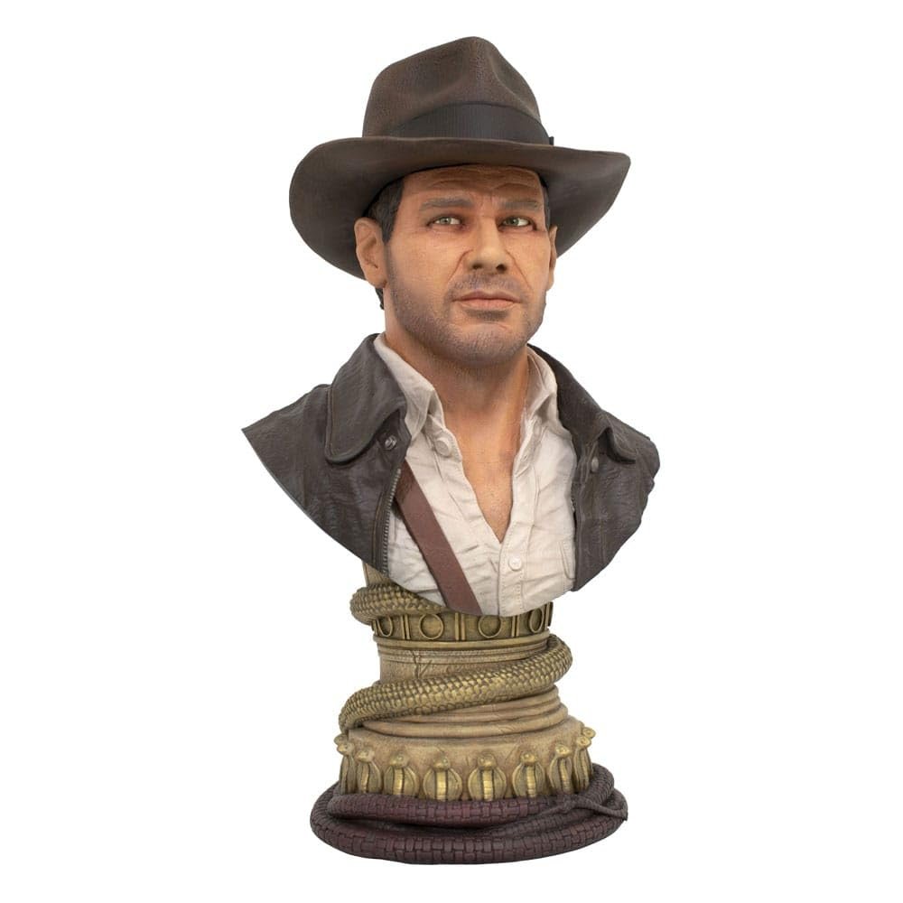 Diamond Select Toys Indiana Jones and The Raiders of The Lost Ark Legends in 3-Dimensions: Indiana Jones 1:2 Scale Bust