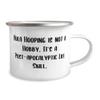 Cheap Hula Hooping Gifts, Hula Hooping is not a Hobby. It's a Post-apocalyptic Life, Hula Hooping 12oz Camper Mug From Friends, Reusable hula hoop, Hula hoops, Recycled hula hoop, Plastic hula hoop, view 2