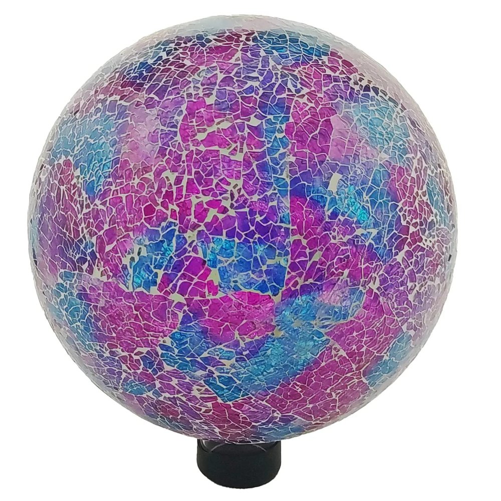 Very Cool Stuff 10" Purple Pink Mosaic Globe