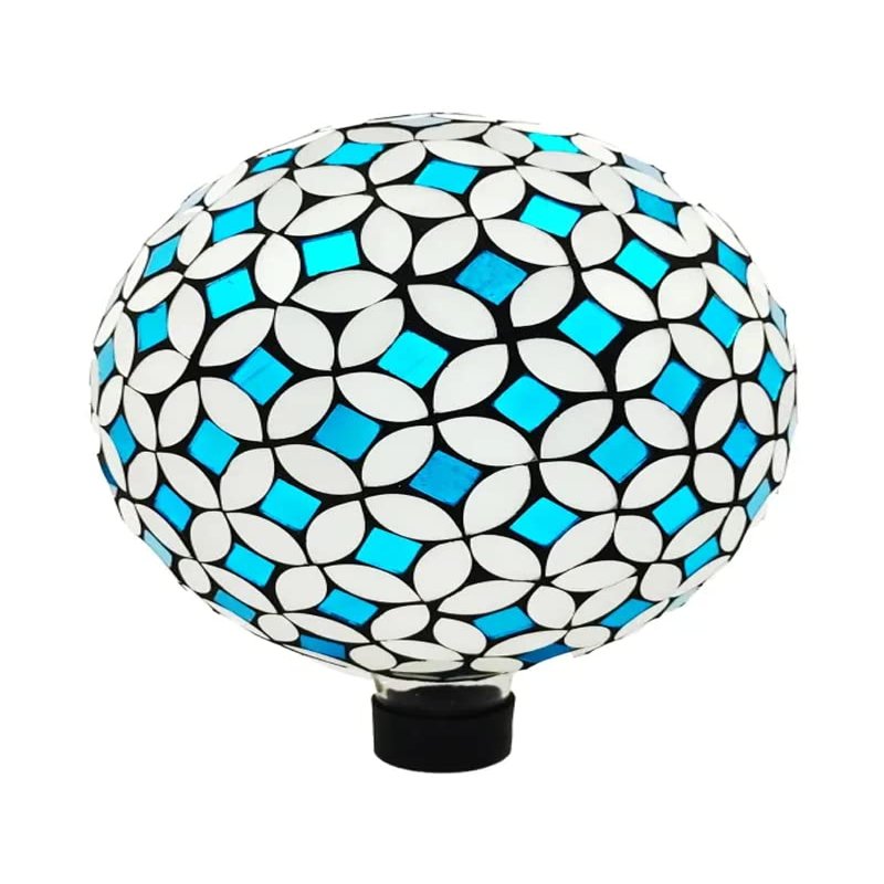 Very Cool Stuff 10" Turquoise White Globe
