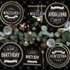 Birthday Party Supplies Disposable Paper Plates Napkins Cups Tablecloth and Banner for Happy Birthday Party Decorations, Serve 25 view 3