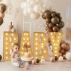 Tongjoy Marquee Letters 4 Feet Tall 4FT Large Light Up Letters G for Birthday Wedding Engagement Party Decorations Will You Marry Me Sign Yard Pre-Cut Foam Board view 2