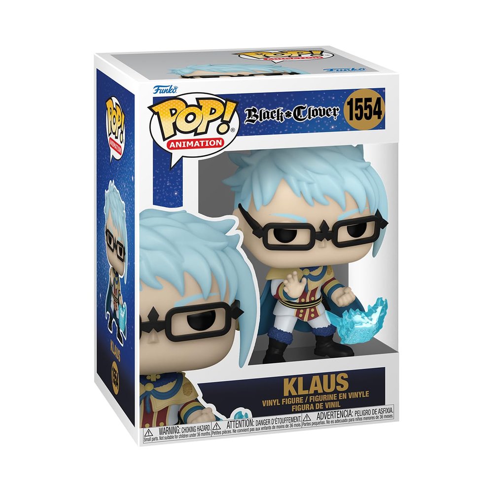 Funko POP! Animation: Black Clover - Klaus - Collectable Vinyl Figure - Gift Idea - Official Merchandise - for Kids & Adults - Anime Fans - Model Figure for Collectors and Display