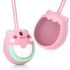 Silicone Cover Case for Tamagotchi Pix, Replacement Skin Silicone Case Protector for Interactive Virtual Pet Game Machine, Electronic Pets Protective Cover Children Birthday Gift (Pink) view 1