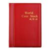 120 Coin Pockets Collection Collecting Storage Holder Money Penny Album Book,red view 2