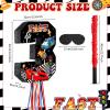 Harrycle Race Car Piata Pull String Cars Piatas for Birthday Party Decorations Number 2 3 4 5 6 with Blindfold Stick Small Red Black Racing Theme 2nd 3rd 4th 5th 6th Party Supplies(Number 3) view 2