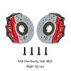 Black TRX4 Brass Weights trx4 Brass diff Cover Brake Disc Portal Axle Housing for 1/10 RC Rock Crawler TRX-4 Defender Bronco 2021 G500 K5 Sport TRX6 LCG Upgrade view 2