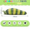 Cevioce Sensory Slug, Mini Fidget Slug For Adults & Kids, Autism Sensory Toy, Ages 3+, Easter Stuffer (Green) view 2