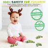 Cevioce Sensory Slug, Mini Fidget Slug For Adults & Kids, Autism Sensory Toy, Ages 3+, Easter Stuffer (Green) view 3