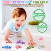 Cevei Cevoce Sensory Slug Fidget Toys for Adults & Kids - 6Pc Cute Autism Sensory Toy Set for Autistic Children, Ages 3+, (5.8 Inch) view 3
