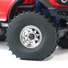OGRC 1.0 RC Wheel Rims with Brass Rings Deep Dish Wheel Rims 1.0 Beadlock Wheels for 1/18 TRX4M 1/24 SCX24 C10 JLU Deadbolt Gladiator Bronco Crawler Car (Silver) view 2
