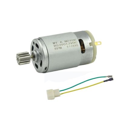 CHANCS RS390 Electric Motor DC 12V 16000RPM 12 Gear Teeth Motor for Toy Car Accessory Three-Wheeled Motorcycle Stroller with Replace RS-380