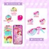 Shemira Play Purse for Little Girls, Princess Pretend Toys for Girls 3 4 5 6 7 8 Years Old, Christmas & Birthday Gift , Toddler Purse with Accessories, Kids Toy Purse, Purple view 4