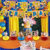 Beto y Bely Party Decorations Honeycomb Centerpiece, 8 Pieces Music Beto y Bely 3D Double Side Cake Toppers Table Centerpieces, Music Beto y Bely Photo Backdrop for Kids Birthday Party Decorations view 4