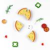 Pillowhale Wooden Pizza Play Set  24 PCS Slice&Serve Pretend Play Pizza Toy, HookandLoop Cutting, Montessori Kitchen Role Play, Wooden Play Food Gift for Toddlers Ages 36 view 3