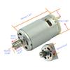 CHANCS RS390 Electric Motor DC 6V 18000RPM 12 Gear Teeth Motor for Toy Car Accessory Three-Wheeled Motorcycle Stroller with Replace RS-380 view 2
