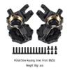 Brass Parts TRX4 Brass Diff Cover Brake Disc 1/10 RC Portal axles for TRX6 RC Rock Crawler TRX4 Defender Bronco 2021 G500 K5 Sport TRX6 LCG UpgradeBlack,4-in-1 Brass Counter Weight view 3