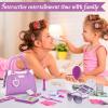 Officygnet Girls Toys for 3 4 5 6 7 8 Year Old - Pretend Princess Play Purse Toys for Little Girl, Toddler Purse with Accessories, Kids Toy Purse Birthday for Girls Ages 2-4 3-5 4-5 6-8 (Purple) view 4