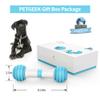 PETGEEK Interactive Dog Bone Toy, Automatic Dog Chase Toy, Electronic Pet Toys for Medium/Large Dog Boredom, USB Rechargeable Safe Material, Blue Color view 2