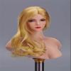 1/6 Scale Female Head Sculpt,Beauty Asian Girl Planted Hair Head Carved Carving for 12inch Female PH TBL JO VC Action Figure Body (Long Blonde Hair) view 1