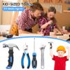 URASISTO 12-Piece Kids Tool Set with Tool Storage Bag, Junior Real Hand Tool Kit for Boys & Girls, Children Learning Tools for DIY Building and Woodworking, Age 8+ view 3