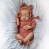 Angelbaby Cute Reborn Real Baby Dolls That Look Real Sleeping Girl, 18 inch Realistic Newborn Baby with Soft Cloth Body Hand Painted Detailed Silicone Baby Dolls view 1