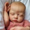 Angelbaby Cute Reborn Real Baby Dolls That Look Real Sleeping Girl, 18 inch Realistic Newborn Baby with Soft Cloth Body Hand Painted Detailed Silicone Baby Dolls view 2