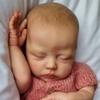 Angelbaby Cute Reborn Real Baby Dolls That Look Real Sleeping Girl, 18 inch Realistic Newborn Baby with Soft Cloth Body Hand Painted Detailed Silicone Baby Dolls view 3
