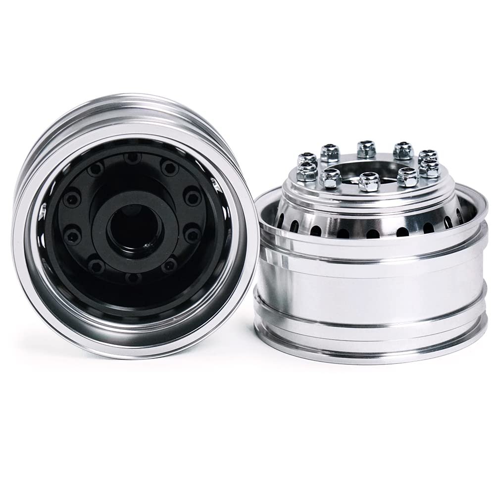 Lesu Wheelhub Bearing Brake Drum Metal for 1/14 Rc Car Remote Control Truck Part