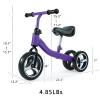 CHESTNUTER Baby Balance Bike, 1 2 3 Year Old Gifts, Ride on Toys for 1 Year Old, Best First Birthday Gift, Toddler Bike with 3 Wheels no Pedal (Purple) view 3