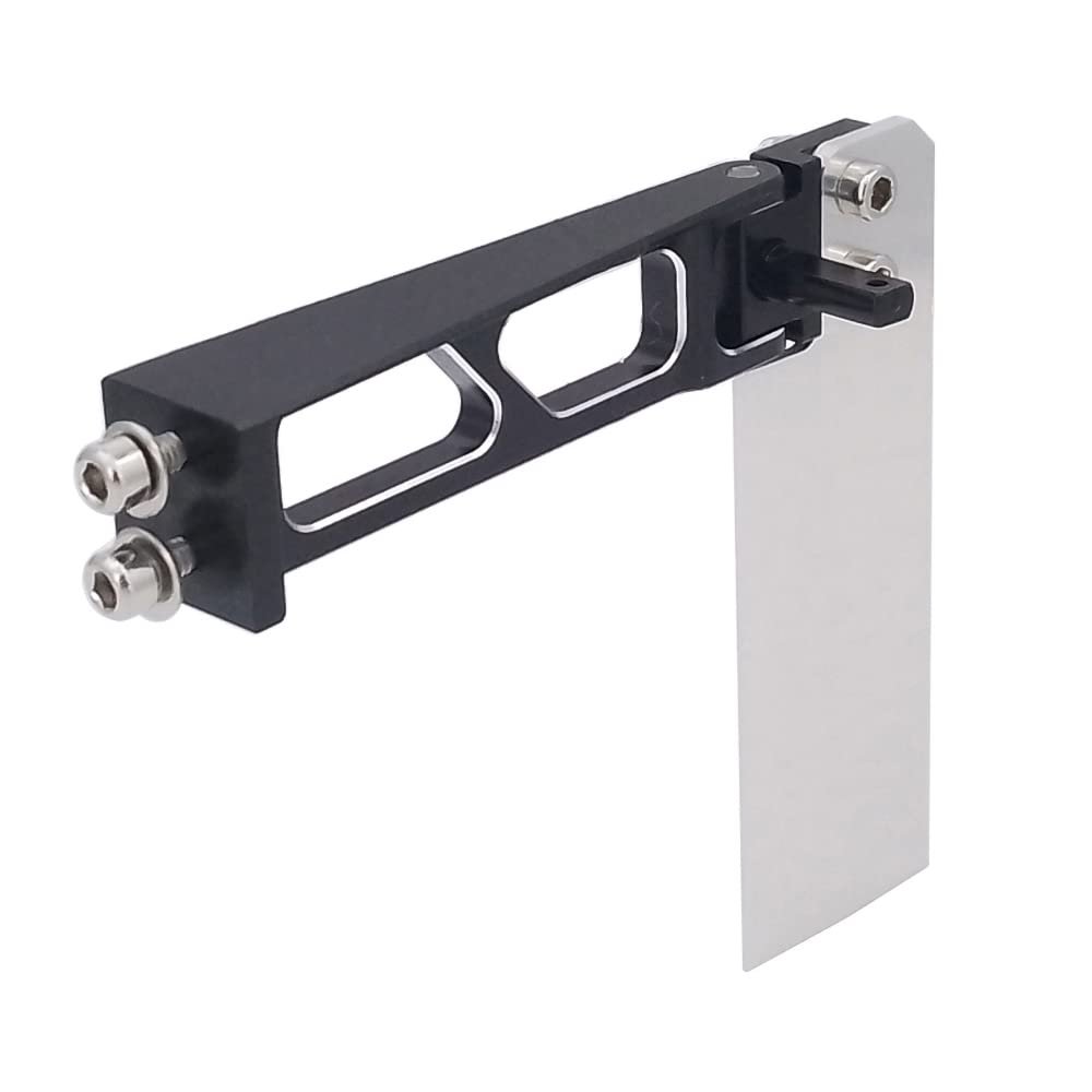 RC Boat Rudder 75mm 2mm Thickness CNC Low Resistance Rudder for Mini-Mono Minimono RC Speed Boat Racing Boat