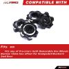 RCAWD Alloy Wheel Hex Adapters 1/10 6x30 to 12mm PRO633700 for Proline Series Wheel Tires Upgrade Parts view 2