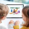 Hey Clay Forest Animals Set - Colourful Modeling Kids - Air Dry Clay Kit 15 cans and Sculpting Tools with Fun Interactive Instructions App view 3