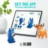 Hey Clay Forest Animals Set - Colourful Modeling Kids - Air Dry Clay Kit 15 cans and Sculpting Tools with Fun Interactive Instructions App view 4
