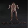 1/6 Scale Male Body,12inch Male Strong Musclar Action Figure Basketball Sports Joints Movable Figure Body Collectible (Black Skin) view 2