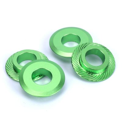RCAWD Alloy Wheel 1/5 Billet Adapter Washer F/R PRO637900 for Proline Series Wheel Tires Upgrade Parts Green