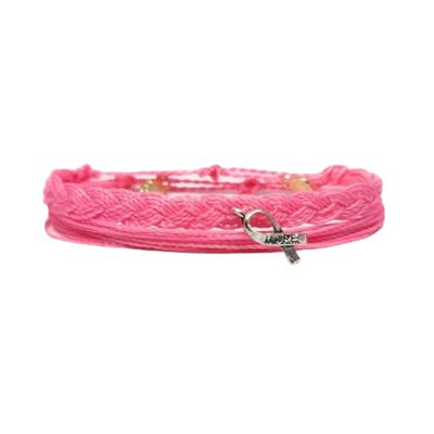 Breast Cancer Awareness Bracelets, In Support of Loved Ones Battling Cancer (Style Pack)
