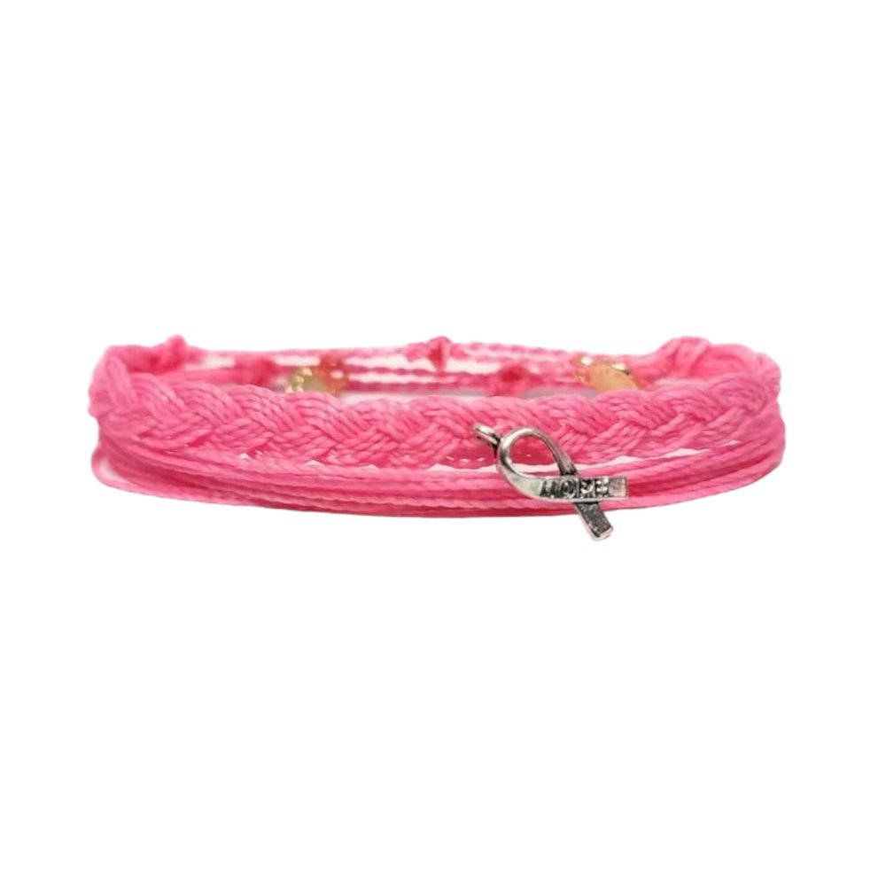Breast Cancer Awareness Bracelets, In Support of Loved Ones Battling Cancer (Style Pack)