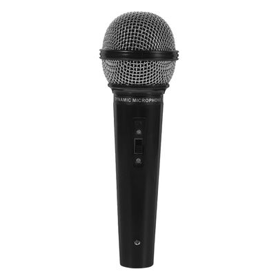 STOBOK Kids Play Microphone 6.49 Inch Plastic Fake Mic for Pretend Play Stage Performances Birthday Parties and Cosplay (Black)