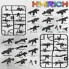 HIMIRICH Weapons Pack Military Toy Set Building Blocks Model for Soldier Figures, Army Equipment Gear Kit Pieces and Parts Accessories Compatible with Major Brand view 3
