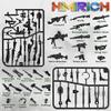 HIMIRICH Weapons Pack Military Toy Set Building Blocks Model for Soldier Figures, Army Equipment Gear Kit Pieces and Parts Accessories Compatible with Major Brand view 4